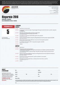 2016 Savings congress program