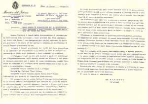 The Circular letter n. 15 issued by the Ministry of the Interior